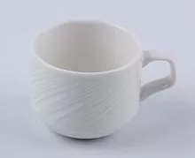 Чашка для кофе PORLAND Storm 04ALM001236 фарфор 75мл, белый