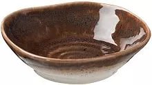 Тарелка глубокая Борисовская Керамика Маррон Реативо ФРФ88808573 фарфор, 1200мл, коричневый