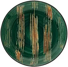 Тарелка глубокая WILMAX Scratch WL-668527/A фарфор, 350 мл, D=25,5 см, зеленый