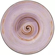 Тарелка глубокая WILMAX Spiral WL-669722/A фарфор, D=20 см, лавандовый