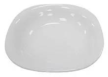 Тарелка глубокая NORMA CLASSIC 21х21 х3,5 см 350-500 мл опаловое стекло