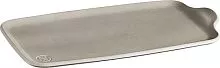 Блюдо сервировочное EMILE HENRY Platters 500488 керамика, L=31, B=16, H=1,5 см, серый