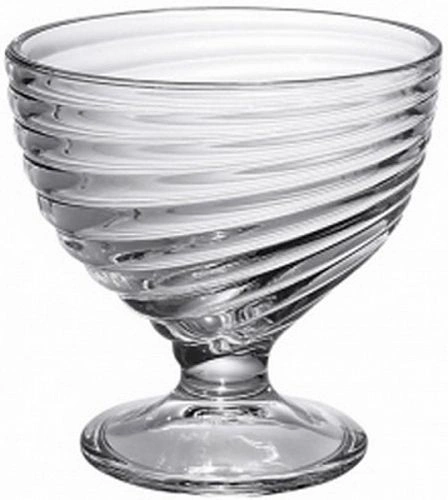 Креманка ARCOROC Свирл H5326 стекло, 300мл, D=10,2, H=10,5 см, прозрачный
