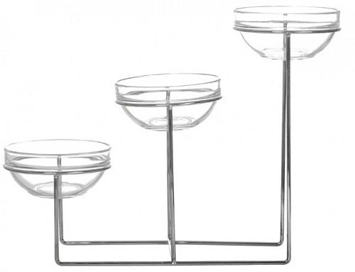 Этажерка для шведского стола на 3 салатника [RGS-QR-Y163T] кт3670