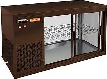 Настольная холодильная витрина HICOLD VRL 900 L Brown