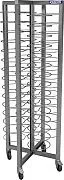 Тележка шпилька КАМИК для тарелок 700х700х1880 на колесах