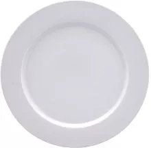 Тарелка плоская PORLAND Soley 04A+P001337 фарфор 18 см, белый