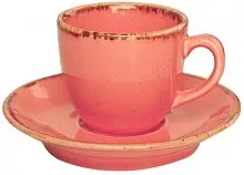 Чашка кофейная PORLAND Seasons 312109 фарфор, 80 мл, D=8,5, H=5,3 см, оранжевый