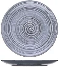 Тарелка мелкая Борисовская Керамика ПИН00011202 керамика, D=22, H=2см, серый