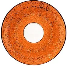Блюдце WILMAX Splash WL-667336/B фарфор, D=15см, оранжевый