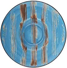 Тарелка глубокая WILMAX Scratch WL-668626/A фарфор, D=27 см, голубой