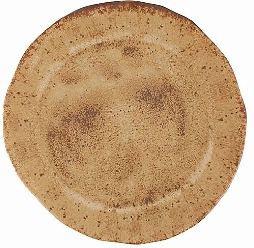 Блюдо круглое PORLAND Stoneware Natura 18DC28 фарфор, D=28,5, H=2,3 см, бежевый