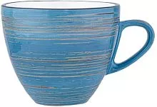 Чашка WILMAX Spiral WL-669635/A фарфор, 190 мл, голубой