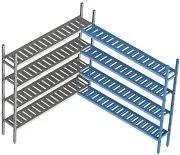 Стеллаж модульный POLAIR LOAD.Me.POLY. 16AL.4PP30.15С