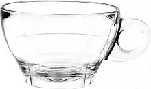 Чашка OCEAN Caffe 1P02443 стекло, 260 мл, D=12,6, H=6,6 см. прозрачный