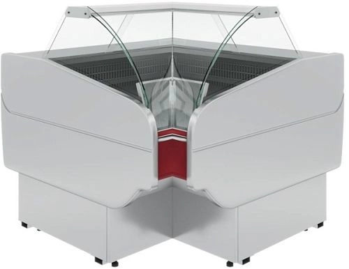 Витрина холодильная CARBOMA G120 VV-6 (внутренний угол, динамика)