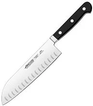 Нож поварской ARCOS 256600 сталь нерж., полиоксиметилен, L=305/180, B=44мм, черный, металлич.