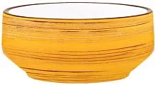 Бульонница WILMAX Spiral WL-669438/A фарфор, 400 мл, D=12,5см, желтый