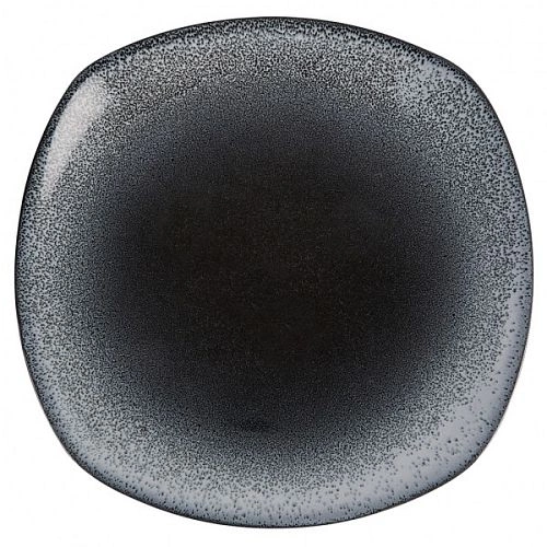 Тарелка квадратная PORLAND Twilight 04ALM004696 фарфор 32 см, черный