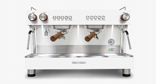 Кофемашина двухгруппная ASCASO Barista T zero white-wood