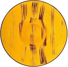 Тарелка глубокая WILMAX Scratch WL-668426/A фарфор, D=27 см, желтый