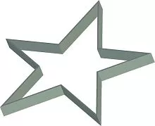 Форма кондитерская звезда SPIKA нерж.сталь, D=12 см