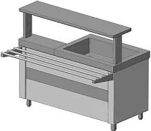 Прилавок для 1-х и 2-х блюд ITERMA МЭ-У-1507-21КЗ