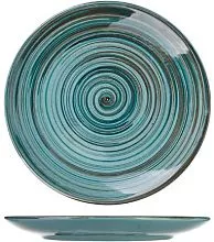 Тарелка мелкая Борисовская Керамика Скандинавия СНД00009112 керамика, D=22, H=2см, голуб.