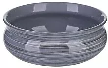 Тарелка глубокая Борисовская Керамика ПИН00011194 керамика, 0, 5л, D=14, H=6см, серый
