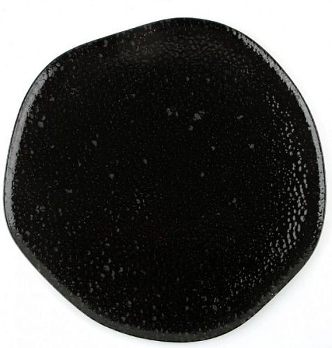 Блюдо круглое PORLAND Black Moss186432 фарфор, D=32 см, черный