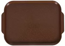 Поднос столовый мки113, 450х355 мм с ручками светло-коричневый