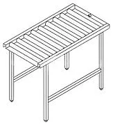 Стол для чистой посуды DIHR LC 96/A