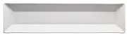 Блюдо прямоугольное PORVASAL Basico White 0012205430000 фарфор, L=45, B=11,5, H=4см, белый