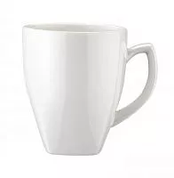 Кружка BONNA Уйат MUG05KKR фарфор, 230 мл, D=7,7, H=9,4 см, белый