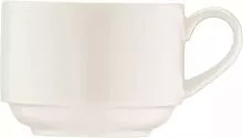 Чашка кофейная BONNA Уайтт BNC01KF фарфор, 110 мл, D=6,6, H=5,1 см, белый