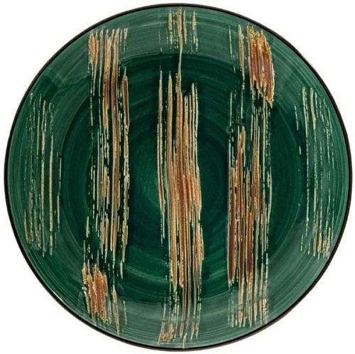 Тарелка глубокая WILMAX Scratch WL-668528/A фарфор, 500 мл, D=28,5 см, зеленый