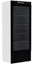 Шкаф холодильный CARBOMA R560с (стекло) RAL 9005 цвет черный