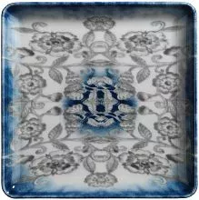 Тарелка мелкая KUTAHYA Blue Blanc BNTAN19DU891310 фарфор, L=19, B=19, H=2,3 см, синий