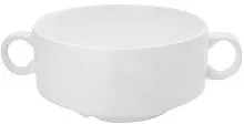 Чашка бульонная KUNSTWERK A1730 фарфор, 300мл, D=110, H=55, L=145мм, белый