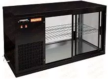 Настольная холодильная витрина HICOLD VRL 1100 L Black