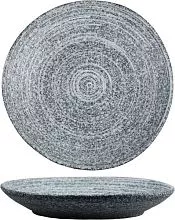 Тарелка глубокая P.L. Proff Cuisine Taiga 81250111 фарфор, 900 мл, D=26, H=4 см, темно-серый