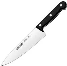 Нож поварской ARCOS 280504 сталь нерж., полиоксиметилен, L=286/175, B=44мм, черный, металлич.