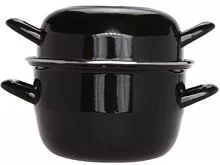 Кастрюля для мидий Cosy & Trendy Mussel Pots 0,9л, H=13,5, D=12 см, черный