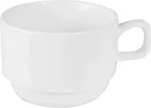 Чашка чайная KUNSTWERK A15812 фарфор, 250 мл, D=8,5, H=6 см, белый
