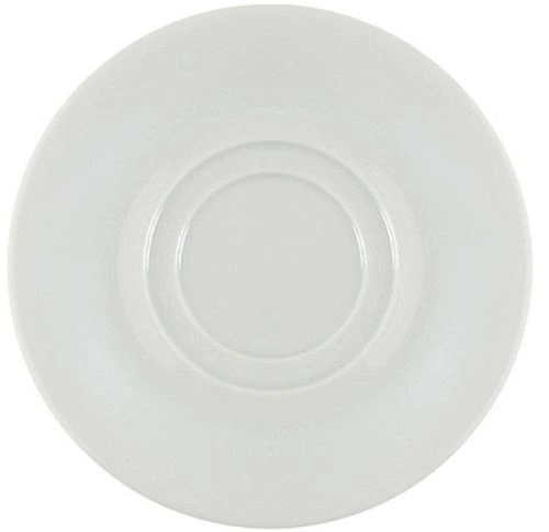 Блюдце PORLAND Soley 132116 фарфор, D=15 см, белый
