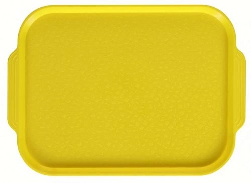 Поднос столовый мки105, 450х355 мм с ручками желтый