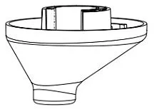 Крышка нижняя BEAR VARIMIXER планет. Механизма для RN10 CR10-2.1