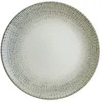 Тарелка мелкая BONNA Свэй SWYGRM23DZ фарфор, D=23 см, серый