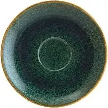 Блюдце BONNA Оремар OMRGRM02KT фарфор, D=12 см, зеленый