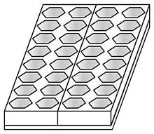 Форма кондитерская шестиугольник MARTELLATO MIGNON.A003 пластик